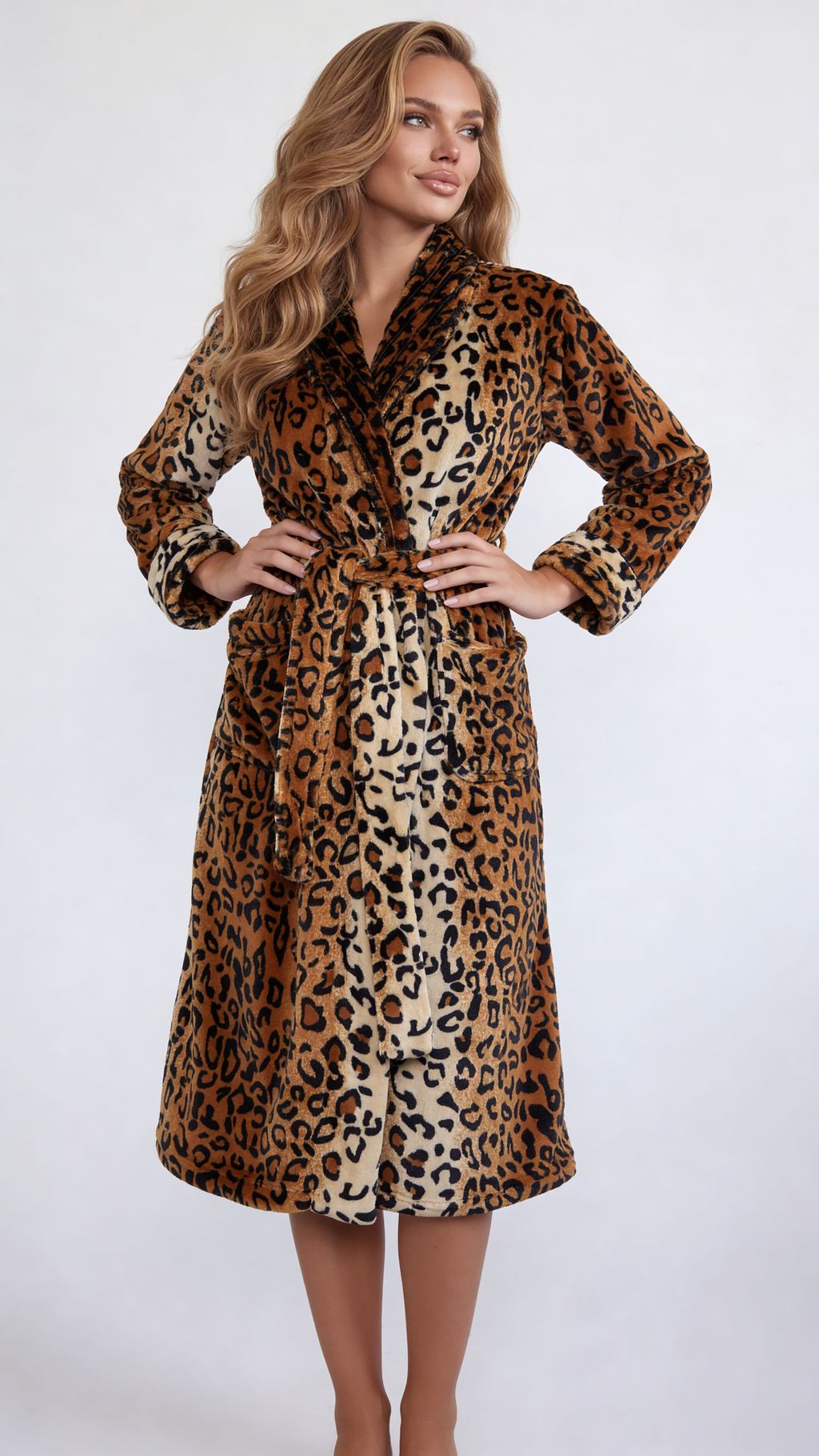 2071 Leopard Robe