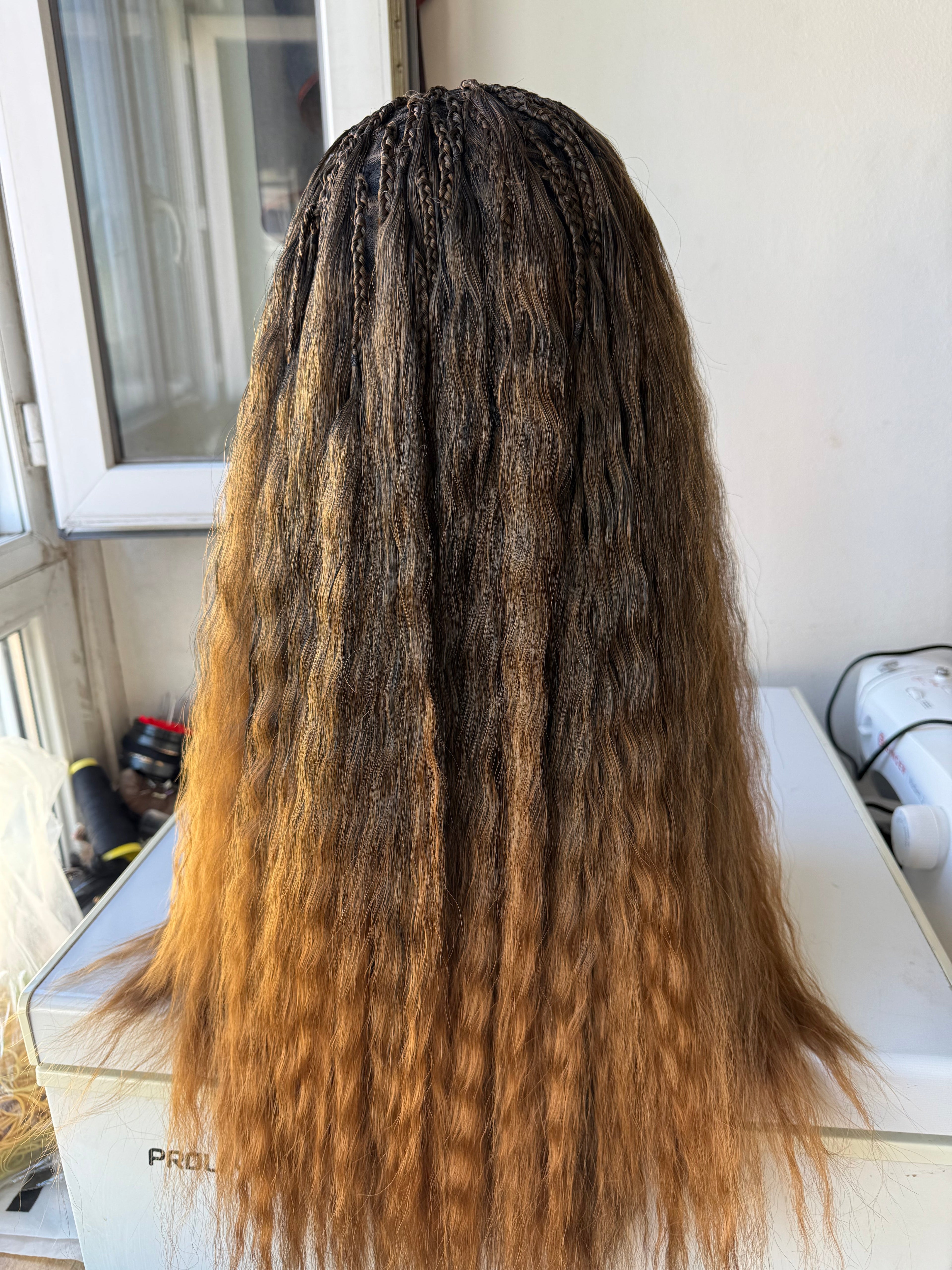 Perruque full lace piqué lâché mix couleur - SKALA
