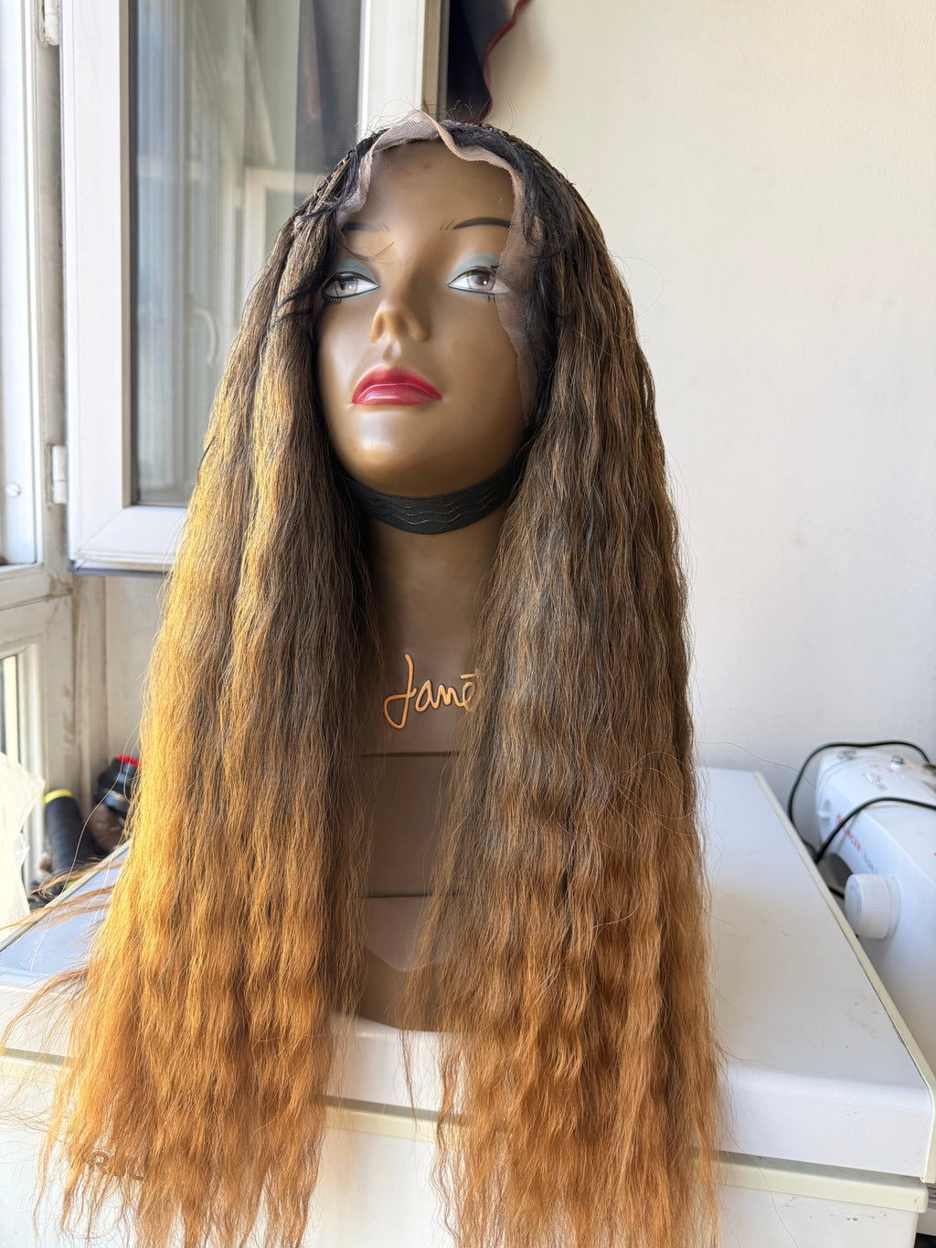 Perruque full lace piqué lâché mix couleur - SKALA