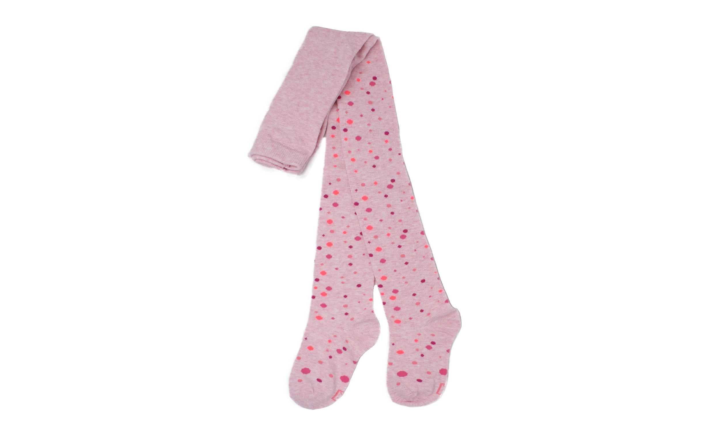 Collant Bulles Rose Coton Écologique-0