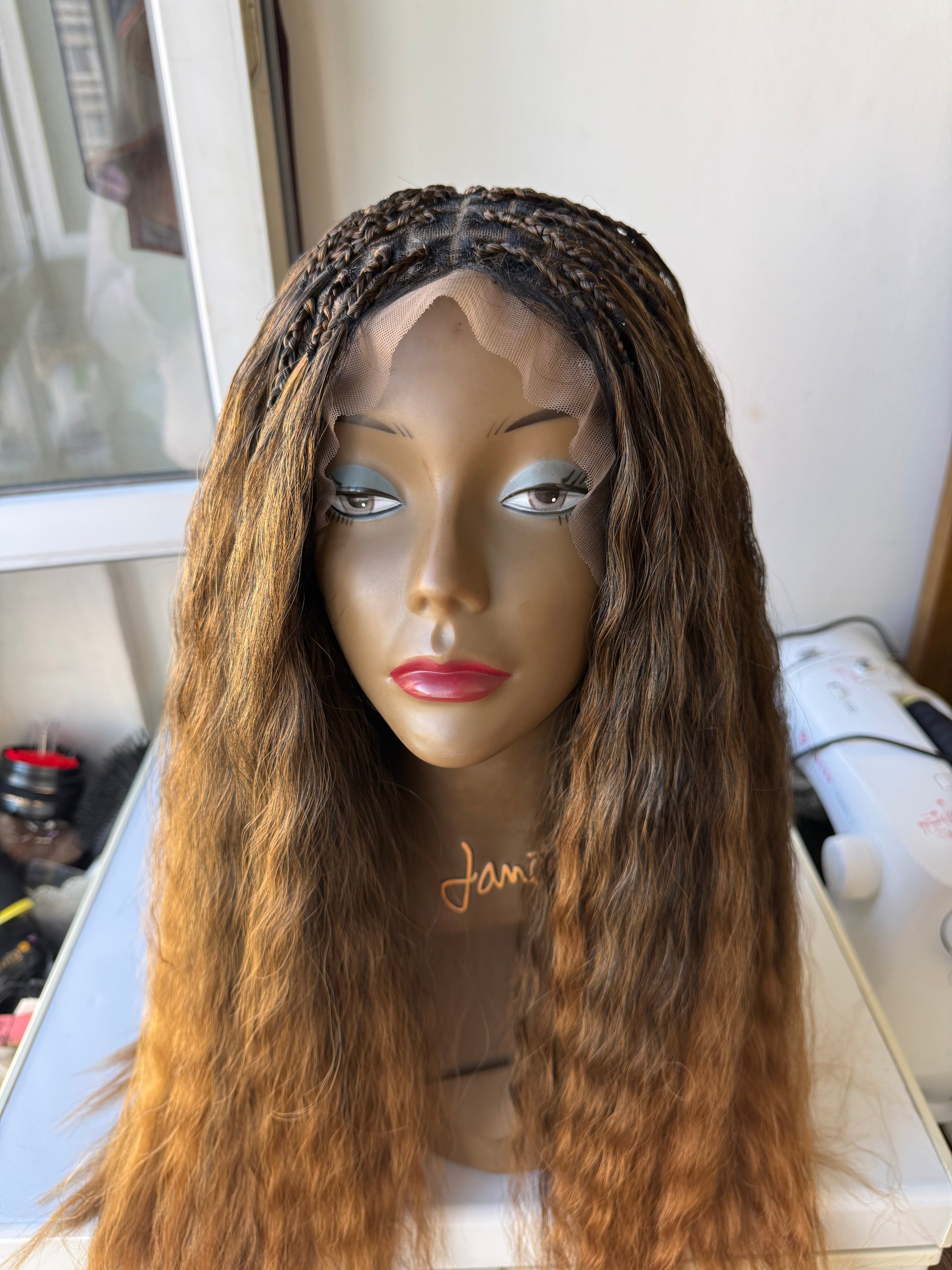 Perruque full lace piqué lâché mix couleur - SKALA