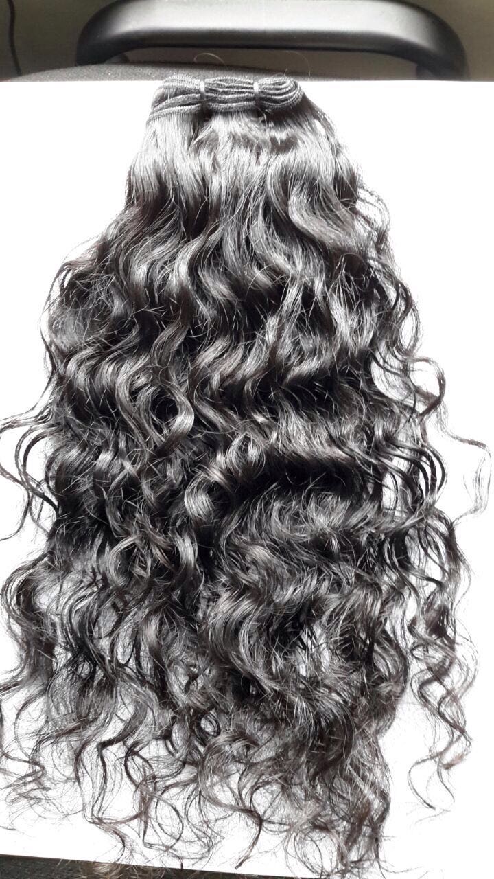 Tissage Brésilien grosse boucle naturelle cheveux raw humains - d'origine de Minas gerais