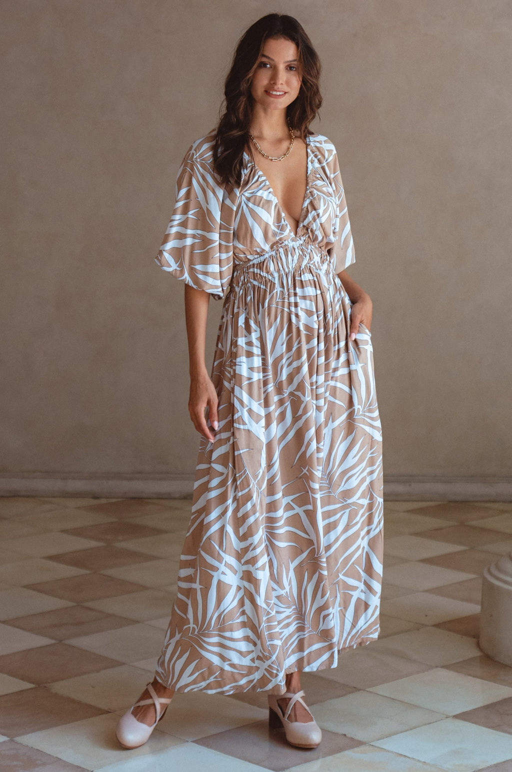 Kezas Rayon Maxi Dress