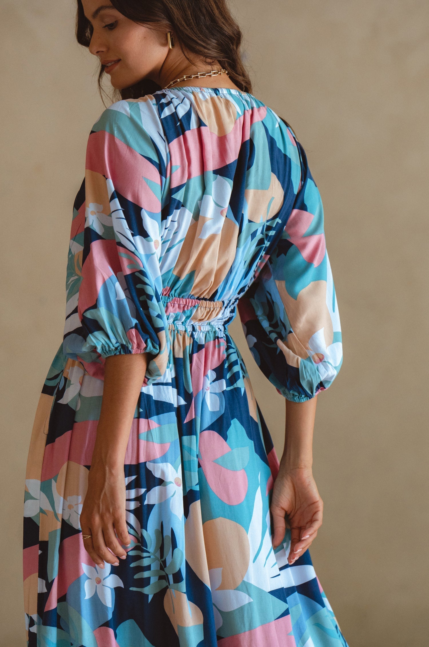 Kezas Rayon Maxi Dress