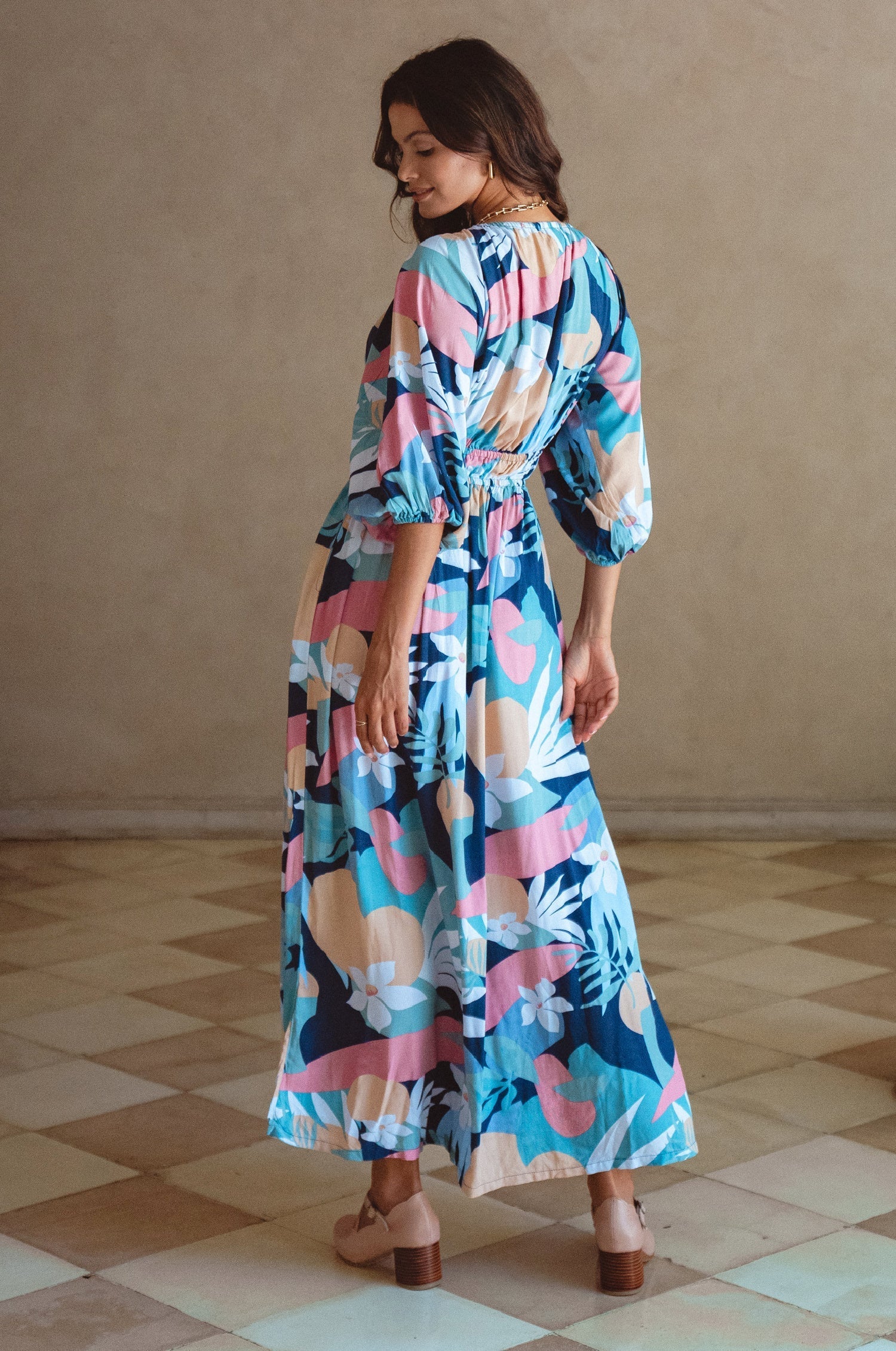 Kezas Rayon Maxi Dress
