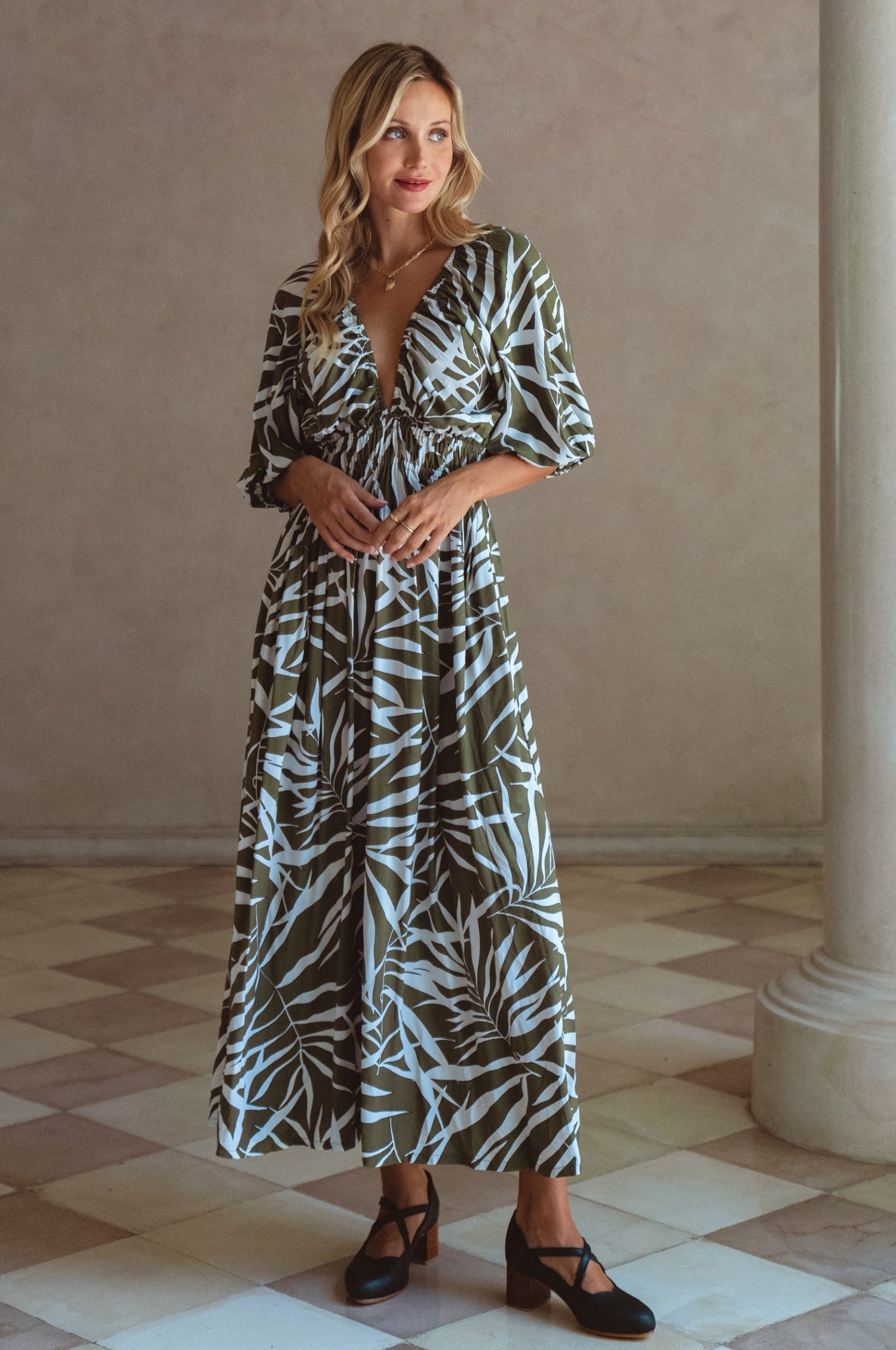 Kezas Rayon Maxi Dress
