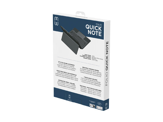 Folio Quick Note iPad Air 11 (2025/24 - M3/M2) & Air 10.9 (2020/22 - 4/5th gen) AZERTY