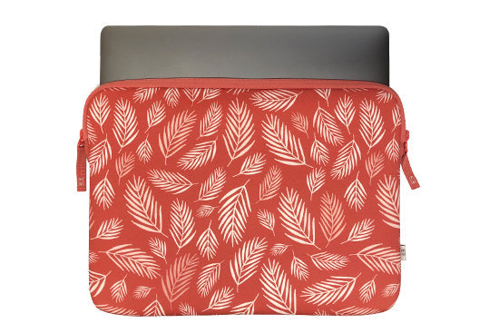Housse MacBook Pro/Air 13 Basics ²Life Botanic Rouge