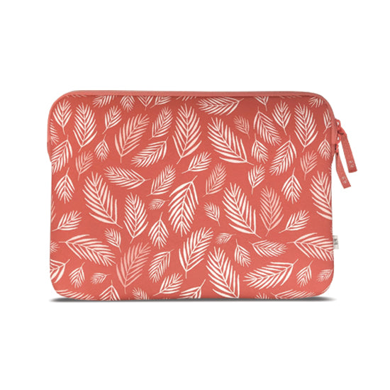 Housse MacBook Pro/Air 13 Basics ²Life Botanic Rouge