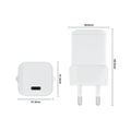 Chargeur 35W USB-C PD Blanc
