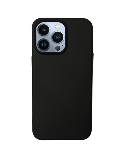 Coque Liquid TPU iPhone 13 Pro Noir Polybag