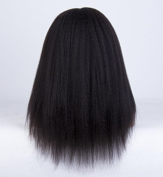 Perruque Closure lace Kate - En mèches brésiliennes - Kinky Straight