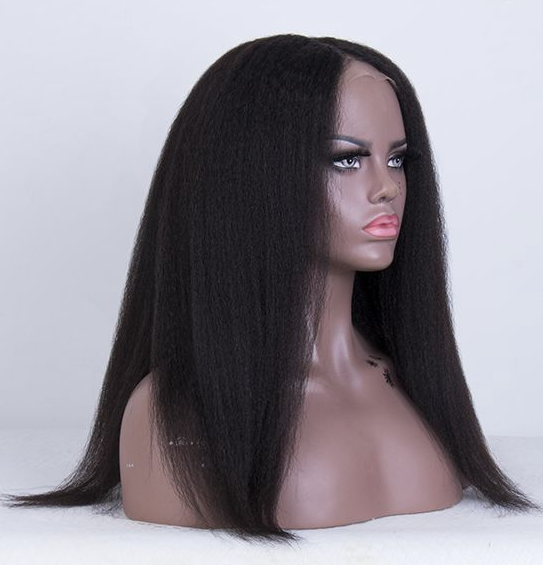 Perruque Closure lace Kate - En mèches brésiliennes - Kinky Straight