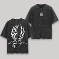Anime Vintage Washed T-Shirt Oversized Streetwear Tee