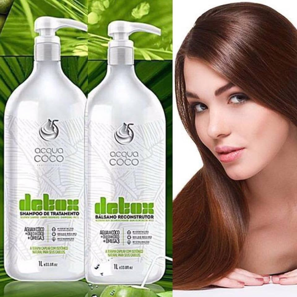 Grand kit soin traitant - 1 litre (2 pc : Shampoing + Soin Botox Balsamo)