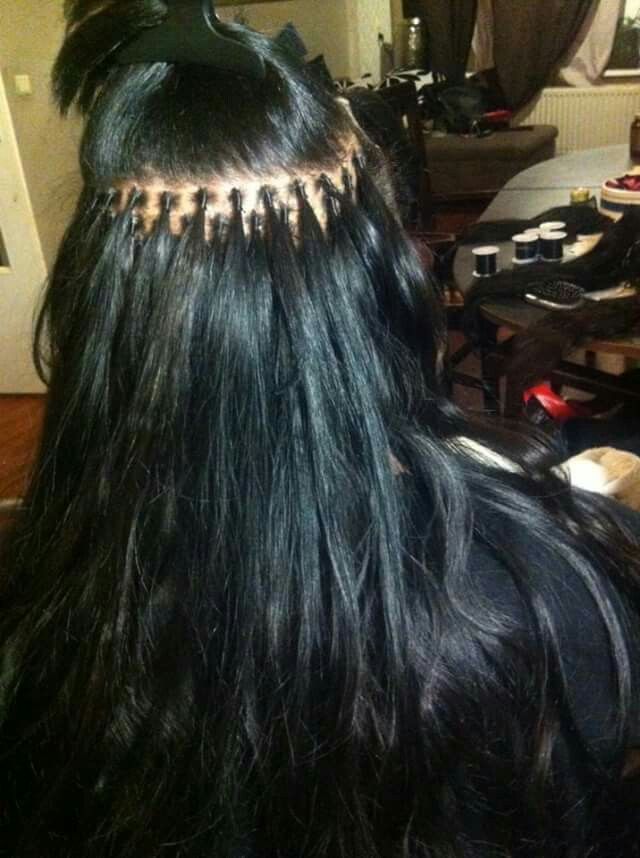 Extension au fil cheveux Brésiliens raw vierges - Lisse