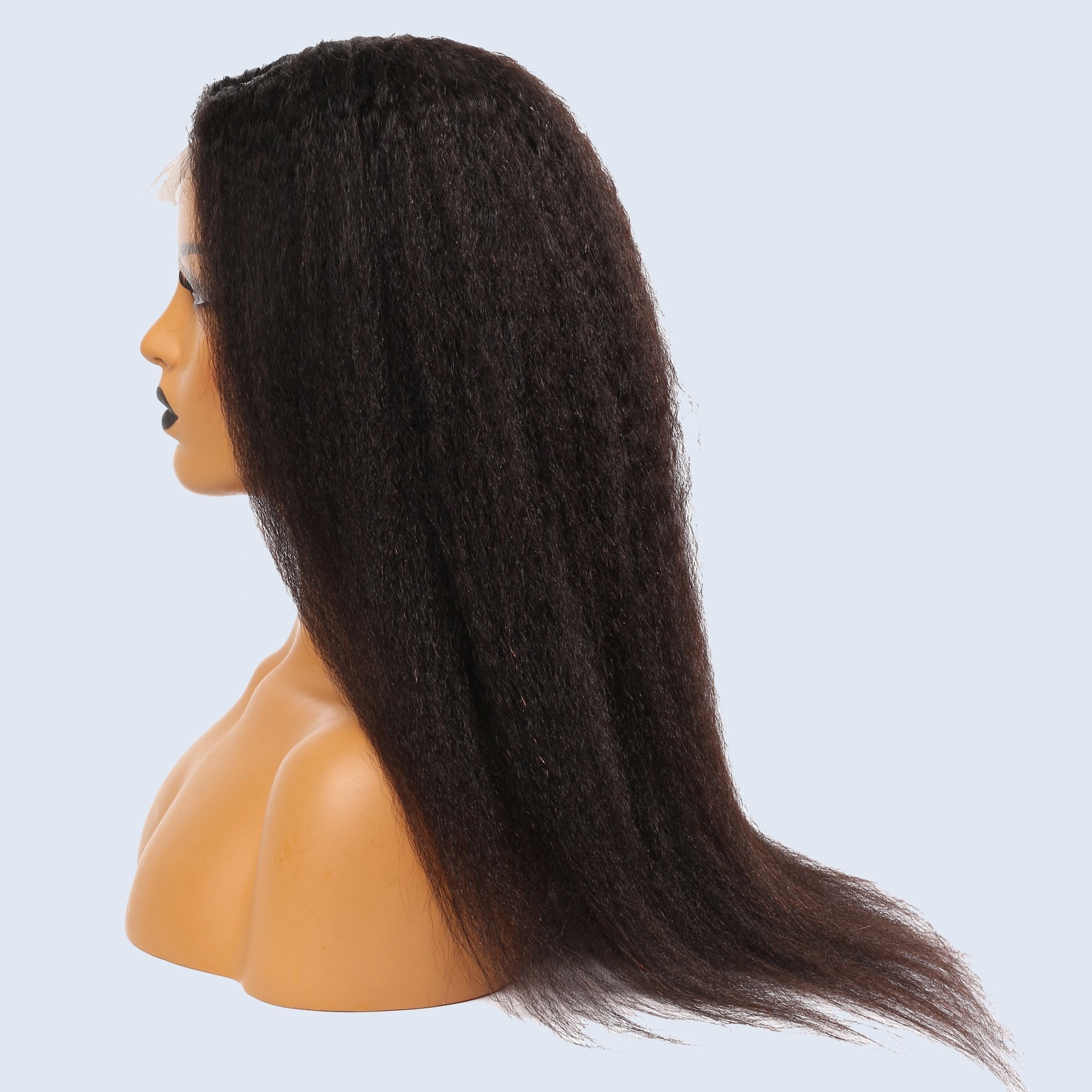 Perruque Closure lace Kate - En mèches brésiliennes - Kinky Straight