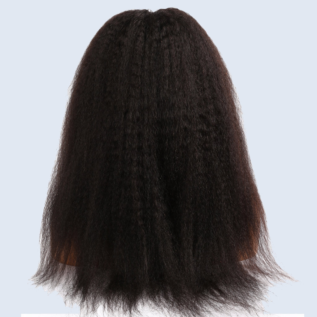 Perruque Closure lace Kate - En mèches brésiliennes - Kinky Straight