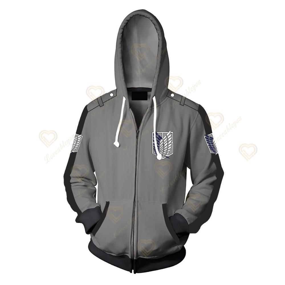Attack on Titan Simple 3D Hoodie