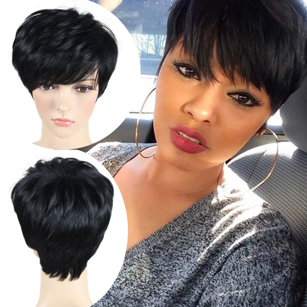 Perruque courte Nadia - cheveux brésiliens
