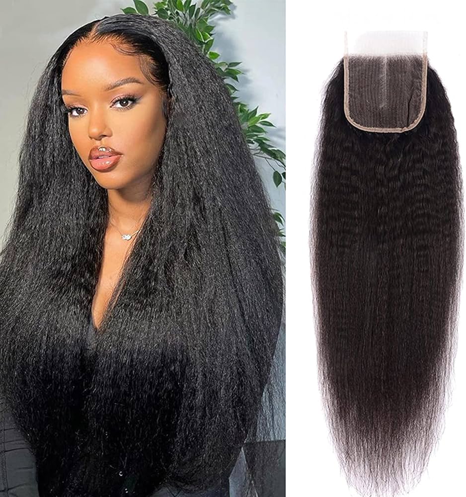 Perruque avec lace closure  Kinky straight - REGIANE
