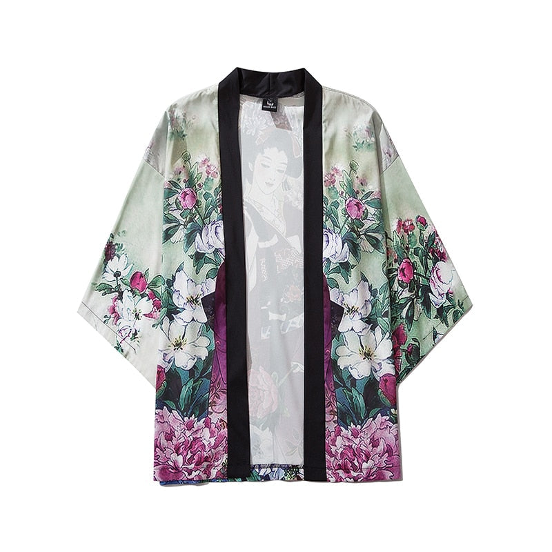 Women Print Clothes Traditional Kimonos Blusas Fashion Men Japanese Asian Style Beach Yukata Clothing