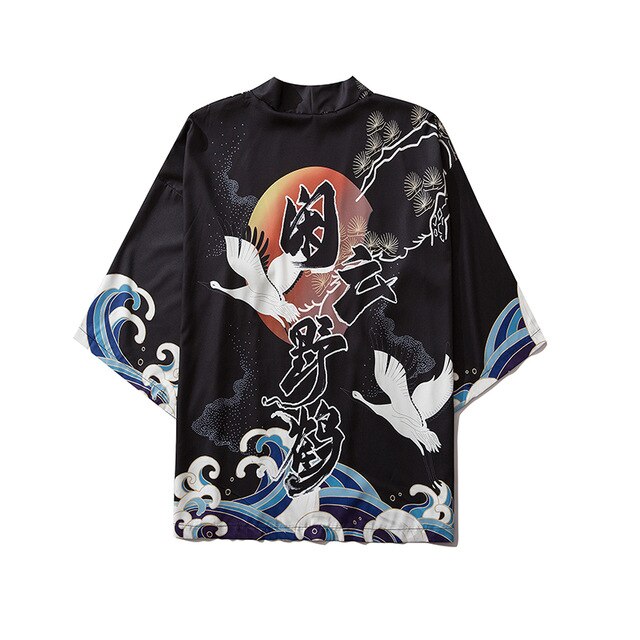 Women Print Clothes Traditional Kimonos Blusas Fashion Men Japanese Asian Style Beach Yukata Clothing