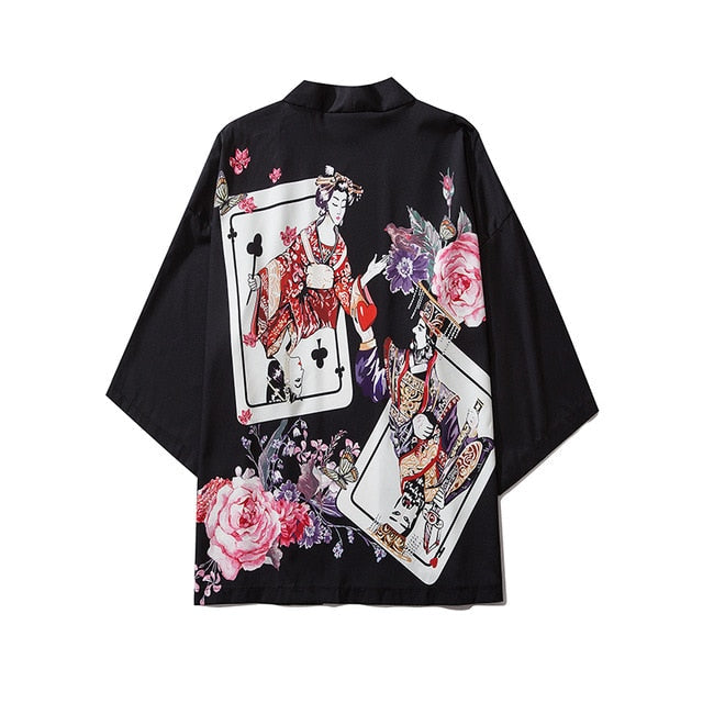 Women Print Clothes Traditional Kimonos Blusas Fashion Men Japanese Asian Style Beach Yukata Clothing