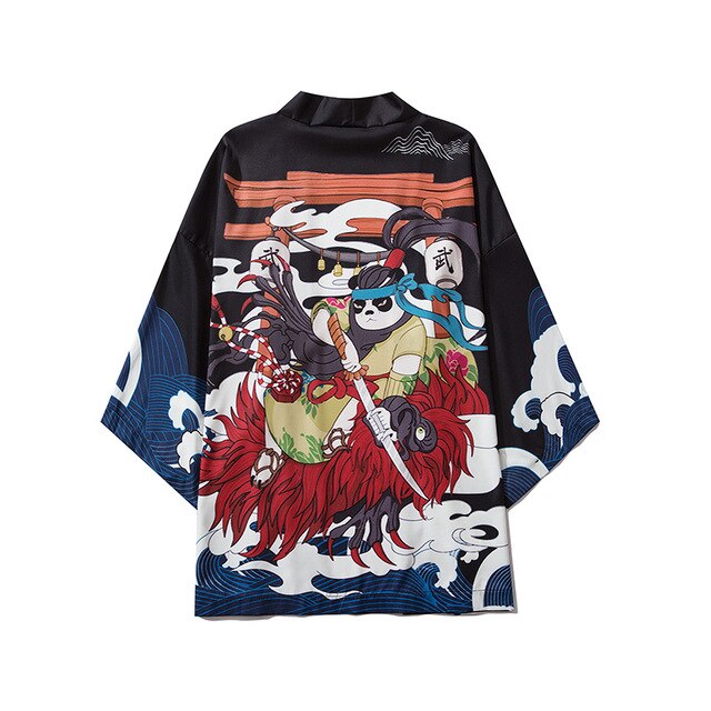 Anime Beauty Devil Kimono Streetwear Style Men Women Cardigan Japanese Robe Female Traditional Clothing
