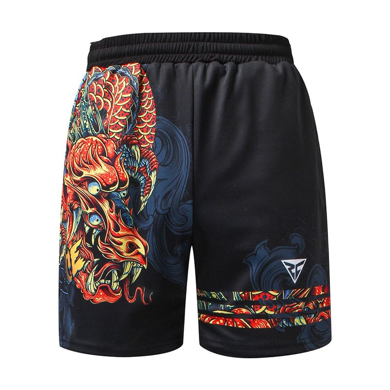Men Fashion Summer Beach Causal Fitness 3d Print Shorts Brand Clothing Loose Fashion Mens Pattern Funny Trousers